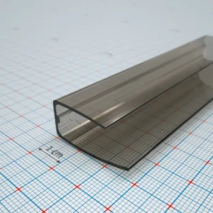 PC U profil bronz 10 mm - 2100 mm - végzáró profil