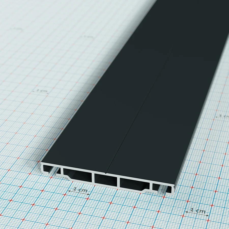 Polyfix L61 leszorító profil, antracit