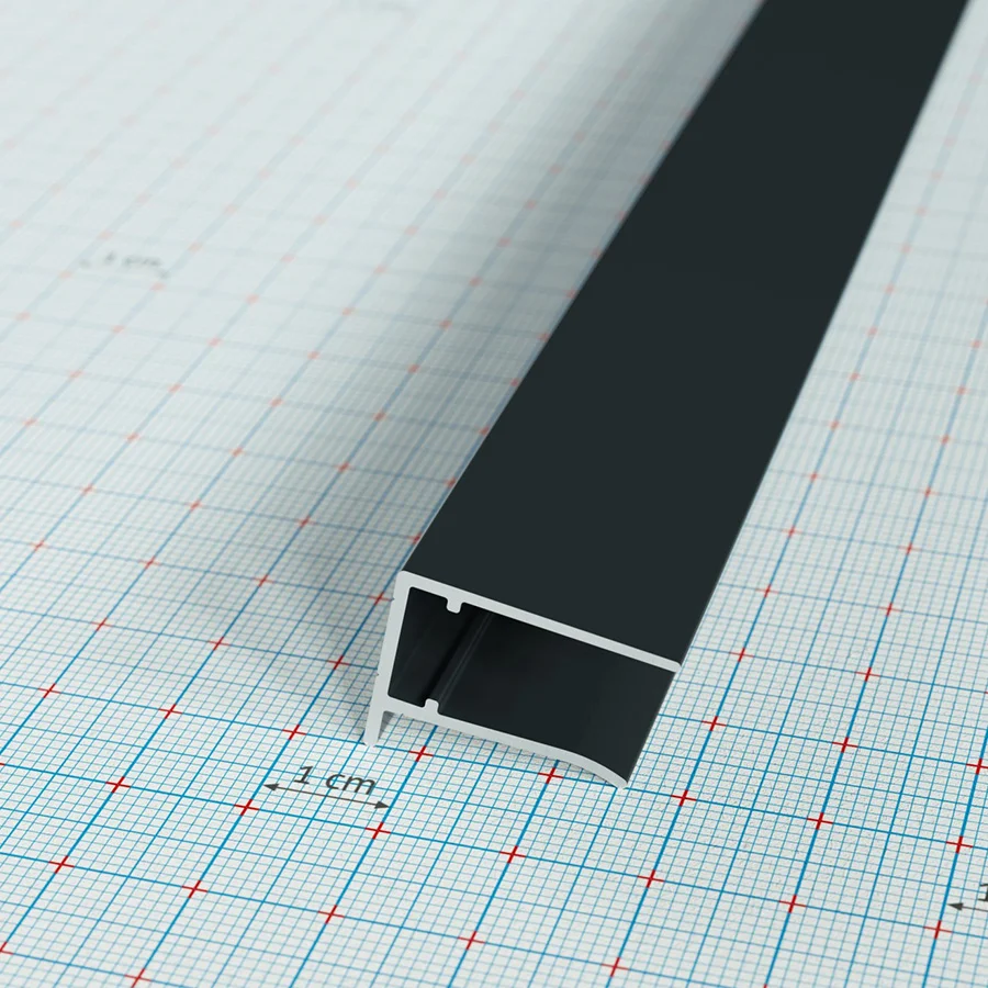 PolyfiX T10 végzáró profil antracit